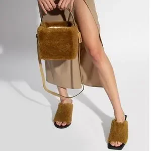Jacquemus Bags Jacquemus La Seau Carre Shearling Bag Nw Poshmark
